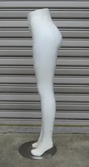 BRAND NEW Female half body mannequin, Legs, black or white, shop display