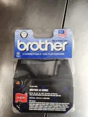 Brother 1230 Black Correctable 1030 Film Ribbon 2-Pack - NEW USA Genuine Sealed