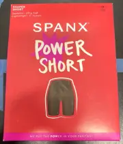 SPANX Seamless Power Short Core Shapewear Lightweight 1X Chestnut Brown 10568