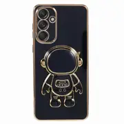 For Samsung Galaxy A16 5G A16 4G Case Electroplating Soft TPU Phone Cover Astronaut Hidden Kickstand
