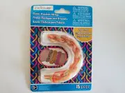 Creatology Elastic Plastic Bracelet Strings Bright Yellow Green, Orange, and Red