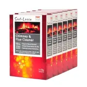18 Treatments Soot-Loose Chimney & Flue Cleaner Dissolves Soot, Tar and Creos...