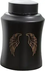 BCOATH Pet Cremation Urn for Dogs and Cats Metal Keepsake Jar for Pet Ashes Secure Lid for Memorial Storage for Remembrance and Keepsake