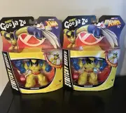 Heroes of Goo Jit Zu X-Men '97 Wolverine Stretchy Action Figure (x2)