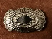 Sterling Concho Belt Barrette