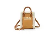 AUSTRALIAN SHEPHERD Women Fluffy Wool Adjustable Strap Over Shoulder Charlie Bag Chestnut / One Size