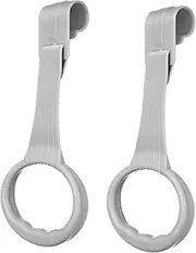 ERINGOGO 1Pair Portable Pull Up Rings Walking Exercise Stand Up Safety Rings for Confidence Building Smooth Edges Bright Colors Durable for Playpen Accessories