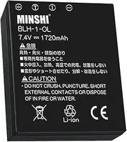 MINSHI BLH-1-OL Replacement Battery Compatible with Olympus ‎E-M1【7.4V 1720mAh】 High Performance Compatible Camera Battery 2023KZ
