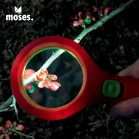 在飛比找momo購物網優惠-【德國Moses】小園丁系列-LED寬鏡面放大鏡(觀察鏡 科