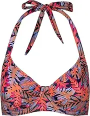 [TRESPASS] Womens/Ladies Norie Tropical Leaves Bikini Top