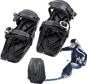 [Generic] Snow Skate - Snowblades Skiboards - Lightweight Skiing Tools, Adjustable Skiing Accessory, Multifunctional Anti Slip Snow Skate for Adults Kids Ski Races Winter Trip, Easy to Wear