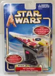 2002 Star Wars Attack of Clones Jedi Starfighter Galactic Chase Ship SFX MISP