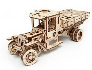 /Ugears/ 烏克蘭木製模型 四輪驅動卡車 Truck UGM-11