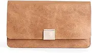 [YANYUESHOP] Cowhide Thin Men's Clutch, Cellphone Clutch Checkbook Handbag Zip Around Purse Men’s Bag Organiser