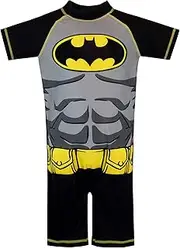 [DC Comics] Boys Batman Swimsuit Black Size 6