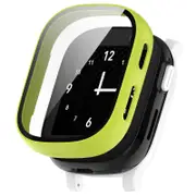 Hard PC Cover Watch Case for Xplora X6 Play, with Tempered Glass Screen Protector Green
