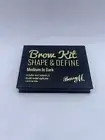 Barry M Brow Kit Shape & Define Medium to Dark with Tweezers & Applicator Makeup