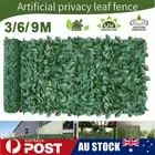 3M Artificial Hedge Ivy Leaf Garden Fence Wall Privacy Balcony Screening Trellis