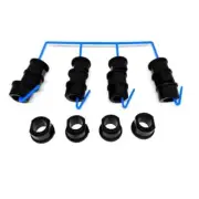 16 pcs Genuine Concept2 Sweep Oarlock Bushings for 9/16 inch Pin 390 Black