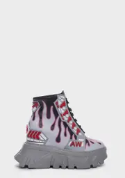 [Anthony Wang] Grey Gooseberry-10 Platform Sneakers