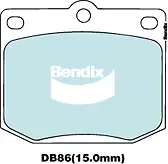 Bendix Front Brake Pads for Nissan Datsun 260C 330 KH300, WH330 2.6L L26 Petrol (for: Nissan)