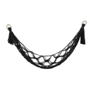 Bohemian Macrames Toy Hammock Wall Hanging Stuffed Animal Storage Hanging Rack