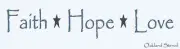 Large Primitive Country Stencil**Faith Hope Love** 24" for Signs Wall Decor