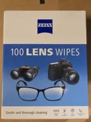 8 Boxes -Zeiss 800 Individually Wrapped Pre-Moistened Lens Cleaning Wipes.