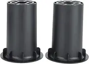 Speaker Port, T9 6-10inches Inverter Speaker Tube 71mm Hole Inverter Tubes Black Subwoofer Port Bass Woofer Box Port Tube Vent(Black)