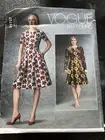 UNCUT Vogue V1737 Misses Fitted Lined Dress Variations A5 (6-14) Pattern