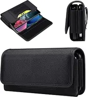 Dual Belt Clip Holster Case Double 2 Cell Phone Pouch Holder for iPhone 13 Pro Max 14 Plus Samsung Galaxy S23 Ultra S22 Ultra S21 Plus S20+ Note 20 A53 A03 A12 OnePlus 11 Moto G Power 5G G Stylus 2023