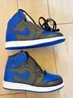 New Nike Air Jordan 1 Retro High OG BG Royal Size 4Y 575441-007