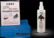 High Gloss Piano Polish Bundle - 8oz bottle + Microfiber Polishing Cloth