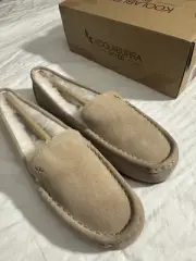Koolaburra by UGG Lezly Womens Suede Faux Fur Moccasin Slippers