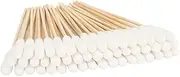 100pcs Dog Cat Cotton Buds, Professional Dirt Removal Bamboo Stick Cotton Swabs for Cleaning Dogs Ears, Specially Designed Dog Cotton Buds