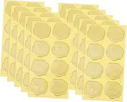 HORIALENCE 20Sheets Decorative Wax Seal Stickers Self Adhesive Sealing Decals for Envelopes Invitations Handmade Cards Elegant Vintage Design for Crafting Decorating