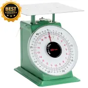 44Lb/20Kg Heavy Duty Food Scale, Portion-Control Mechanical Dial Stainless Steel