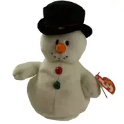 TY Beanie Baby - COOLSTON the Snowman 7"...NEW with Mint Tags