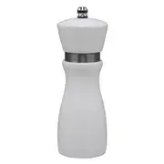 Salt & Pepper Mill White Wood 15.5cm