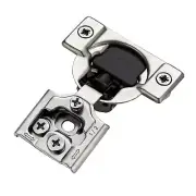 60 Pack 30 Pairs 1/2 inch Overlay Soft Close Hinges for Kitchen Cabinet Hinges S