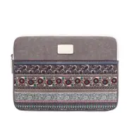 MCC MacBook Air Pro 13-inch 13.3" 13.6" 13" Sleeve Case Bag Apple Ethnic-Pattern [Grey]