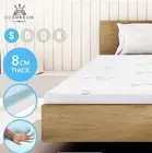 8CM Single Size Cool Gel Memory Foam Mattress Topper Visco Elastic Underlays