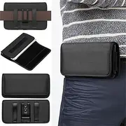 Phone Holster Case Nylon Cell Phone Belt Clip 4.7-6.8inch Pouch Carrying Case Waist Bag