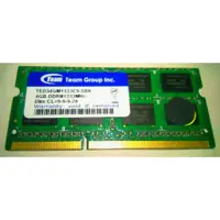 在飛比找蝦皮購物優惠-TEAMGROUP 十銓 筆電記憶體 4GB DDR3-13