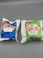 2001 McDonald's Happy Meal Robo-Chi Pets Poo Chi Toy # 3 & # 5 NEW SEALED