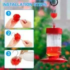 4Pcs Hummingbird Feeder Ant Moat Premium Hummingbird Feeder Ant Guard for caBIR