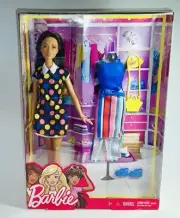 Barbie Doll Beautiful Latina Polka Dot Striped Dress You Can Be Anything NIB