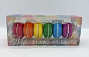 Macaroon Erasers Colourful Vintage Novelty Set of 6