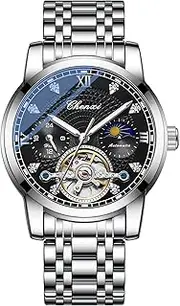 [DAXIAOYU] Mens Watch Luxury Stainless Steel Automatic Mechanical Tourbillon Wrist Watches for Men