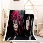 Handsome Man With Red Hair 3D Warm Plush Fleece Blanket Picnic Sofa Couch